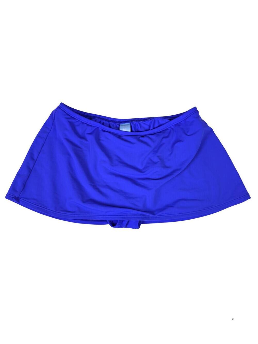 Sunsets Cobalt Blue Swim Skort Skirted Bikini Bottom Size M